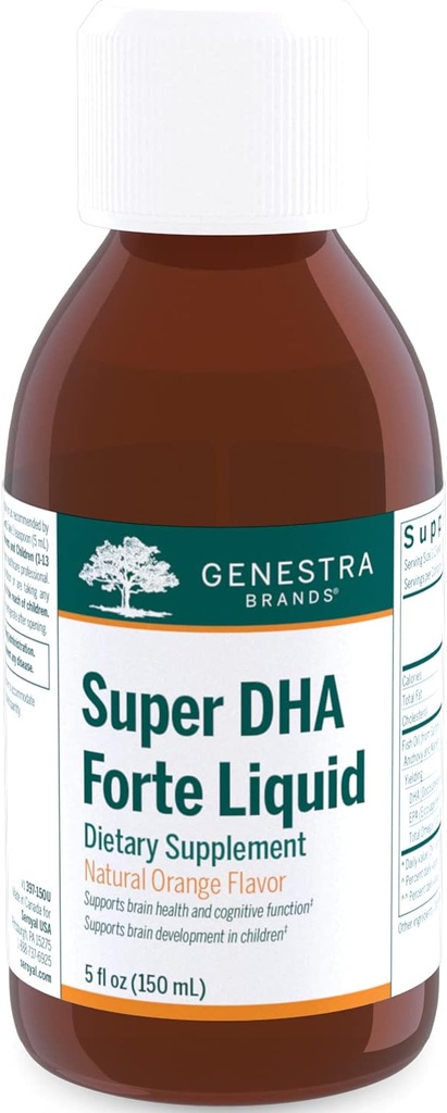 Genestra Brands Super DHA Forte Liquid - Omega33 Rybí olej dodatek - 5 fl oz