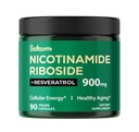Satoomi NAD dodatek s Liposomal Nicotinamid Riboside 900 mg NR, Resveratrol, Quercetin - 90 Počet