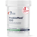 Designs for Health ProbioMed 100 - Probiotika pro dietetické zdraví - 10 Strains with Lactobacillus Acidophilus Probiotic + Lactobacillus Rhamnosus - Gut Health + Immunní Supplement (30 Caps)