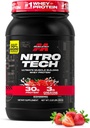Muscletech Whey Protein Powder (Strawberry, 2.2 Pound) - Nitro- Tech Ultimate Muscle Building Formule with Syney Protein Isolate - 30g proteinu, 3g Creatin & 6.8g BCAA - Balení May Vars