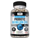 Kaya Naturals Probiotic 60 miliard CFU - Probiotika pro ženy, Probiotika pro muže a dospělé, přírodní - Gut zdraví a imunitní podpora Dodatek - Poskytuje stravovací podporu - 60 Zeleninové kapsle