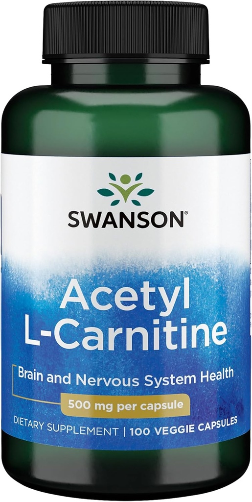 Acetyl L- karnitin 500 mg 100 caps od Swanson Premium