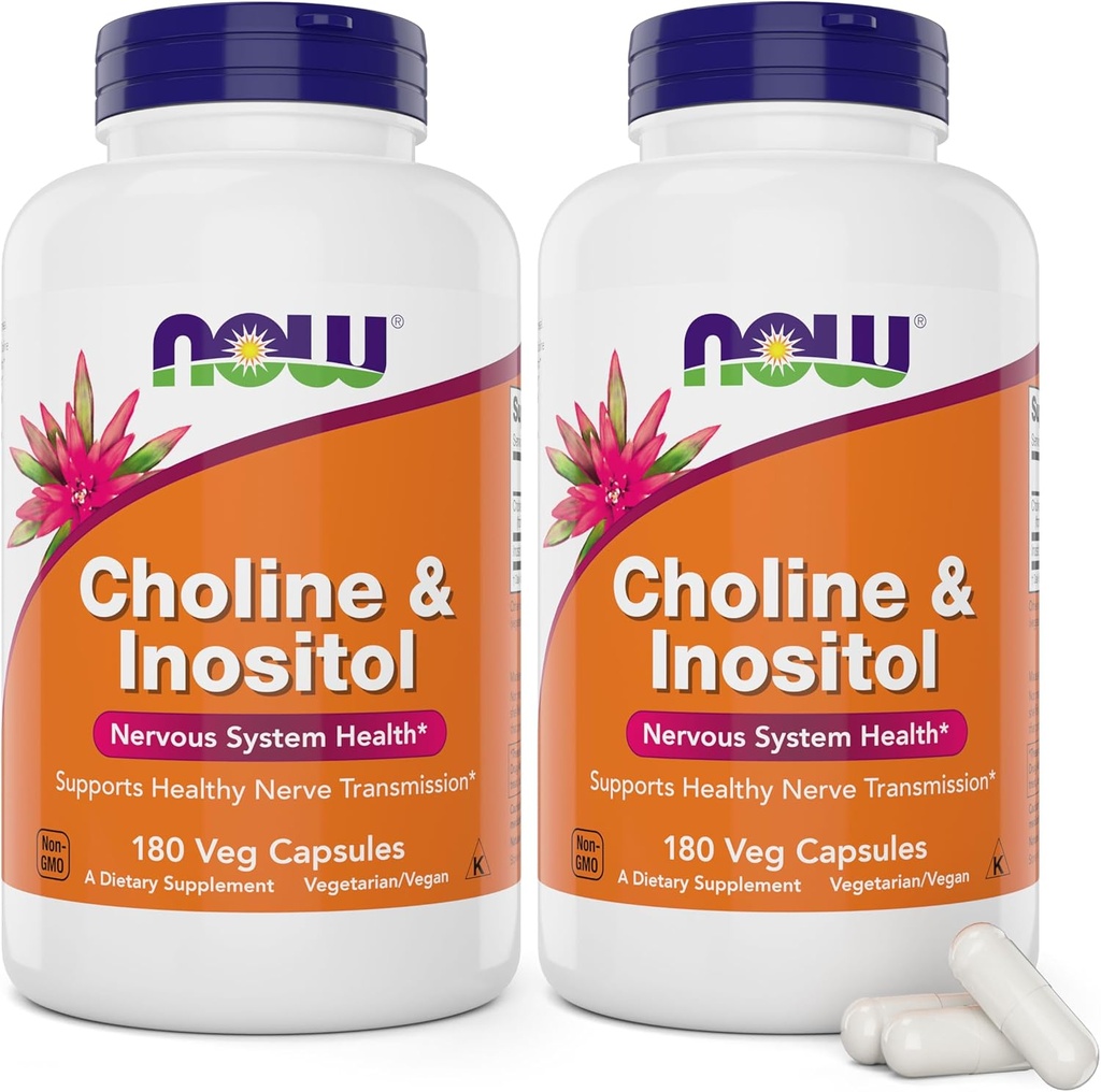 Cholin & Inositol, 180 Vegetariánských kapslí (Balení po 2)
