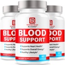 (3 Pack) Důvěrné Relief Blood Support Kapsle - Oficiální TrustedRelief Blood Support Vitamin Pills, Přírodní Trusted Relief Advanced Premium Formule Wellness & Oral Health, 90 Kapsle pro 3 měsíce