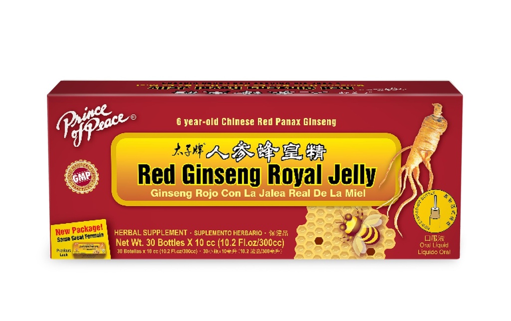 Princ of Peace Red Ginseng Royal Jelly, 30 hrabě