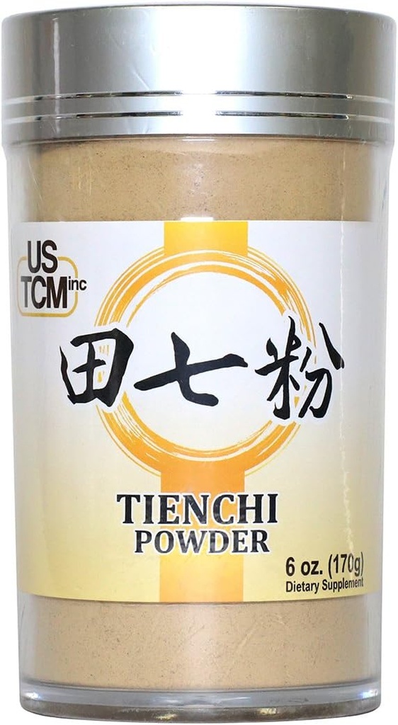 100% čistý Tienchi Powder Pseudoginseng Notoginseng Sanqi Powder Tienchi Ginseng Powder Current 120mequet (6oz)
