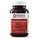 PROTOKOL PRO LIFE BALANCE - ProtoDophilus - 50 miliard, 10 zákrutů - Zdravá střevní probiotická flora na podporu trávicí funkce a imunitního zdraví - 50 Veg Kapsle