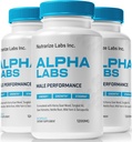 NutraRize (3 Pack) Alpha- Labs, Oficiální Formule pro muže a podporu svalů, All- Natural Muž Performance Pills to Sustain Stamina & Energy Levels, Alphalabs ME Kapsle Review (180 Kapsle)