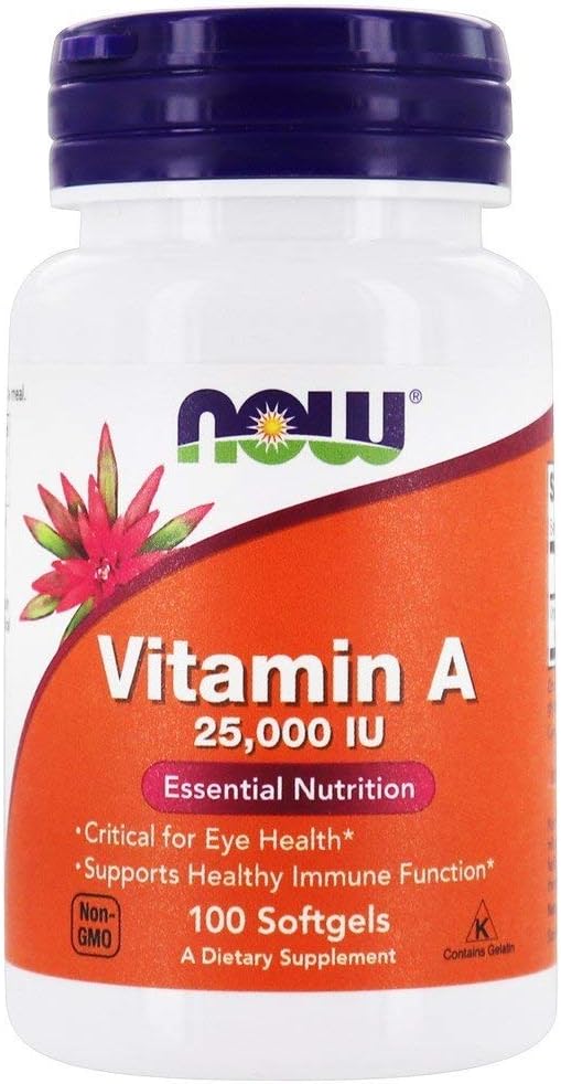 Nyní Potraviny - Vitamin A 25000 IU - 100 Softgels