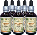 Yin Chen Hao (Artemisia Capillaris) tinktura, Organic Sured Herb Liquid Extract (Značka: HerbalTerra, Proudly Made in USA) 5x2 fl.oz (5x60 ml)