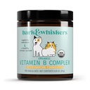 Bark & Whiskers Organic Vitamin B Complex, 0.85 Oz. (24 g), 60 Scoops, Podporuje zdravý nervový systém & Endurance, Veterinární preparated, Non- GMO, Certified USDA Organic, Dr. Mercola