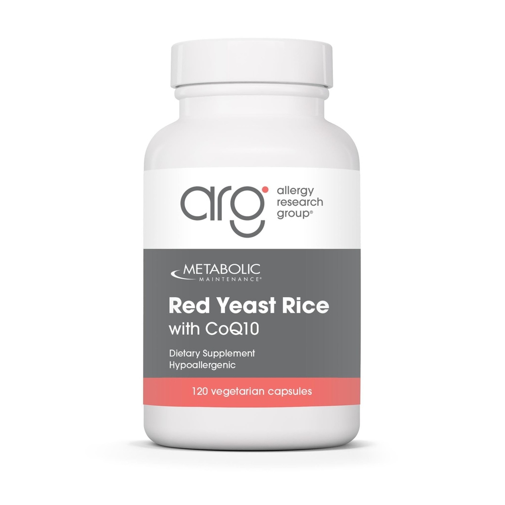 Metabolická údržba červená kvasinková rýže s CoQ10 - poskytuje výrobu energie + kardiovaskulární zdravotní podpora - Co enzyme Q-10 + Red kvasinková rýže Antioxidant dodatek (120 Kapsle)