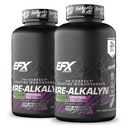 EFX Sports Kre-Alkalyn EFX 124; pH korektní Creatin Monohydrát pilulka dodatek 124; Vegan Friendly curfew 124; Síla a růst svalů 124; 90 Služení, 180 Veggie Kapsle (Balení 2)