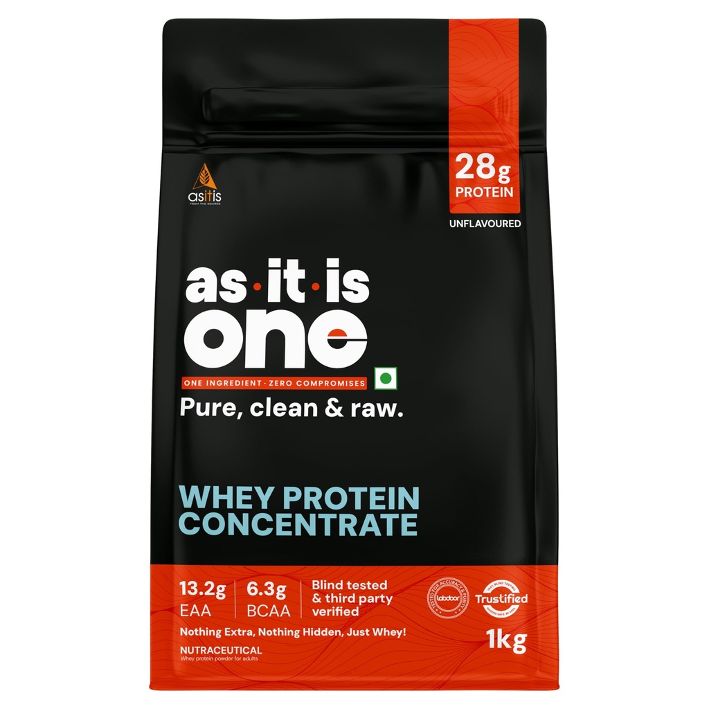 AS- IT- IS Nutrition Whey Protein Concentrate 80% - 1kg / 35.2 Oz Cross- flow Mikrofiltrované 124; Neochucené 124; Testováno pro čistotu 124; Non- gmo a gluten- bez konzervačních látek