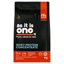 AS- IT- IS Nutrition Whey Protein Concentrate 80% - 1kg / 35.2 Oz Cross- flow Mikrofiltrované 124; Neochucené 124; Testováno pro čistotu 124; Non- gmo a gluten- bez konzervačních látek