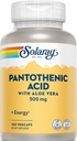 Solaray Pantotenová kyselina 500 mg - 100 kaps