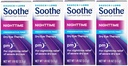 Soothe Oční mast od Bausch & Lomb, Lubrikant Relief for dry eyes, Moisturization & Comforting Nighttime Suché Oko terapie, vhodné pro citlivé oči, konzervativní zdarma, 3.5 g - 4 balení