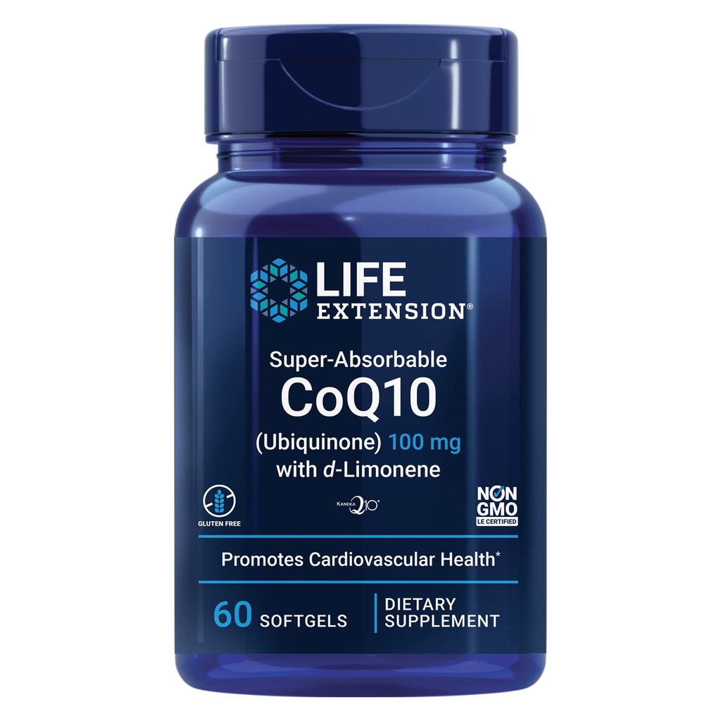 Life Extension Super Omega-3 240 Softgels Fish Oil Bundle s Super-Absorbovatelné CoQ10 60 Softgels Heart Health Dodatek