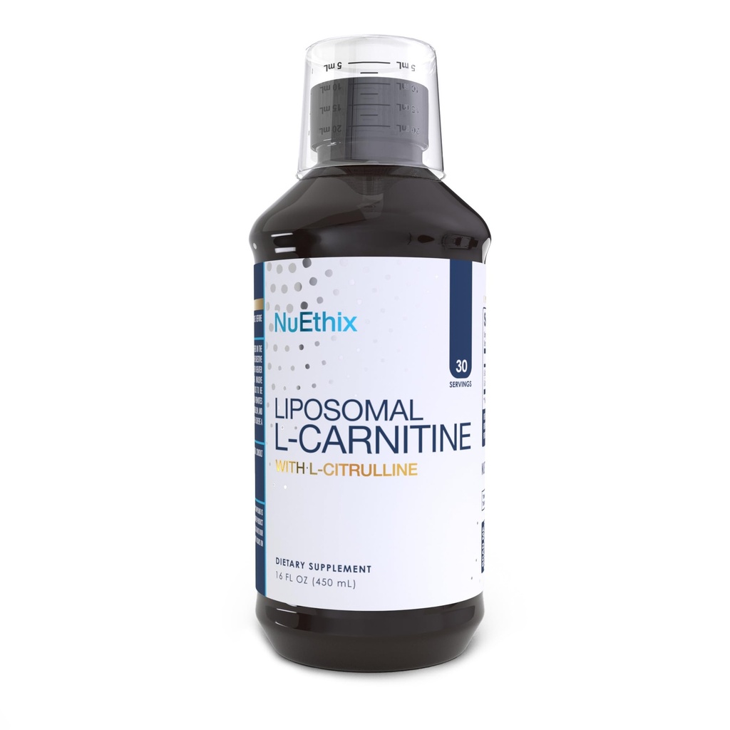 NuEthix Recommendations Lipsomal L- Carnitin Supplement 600mg s L- Citrulline 1000mg pro zdravé hubnutí, metabolismus tuků, výroba energie a zvýšený krevní tok, pro muže a ženy