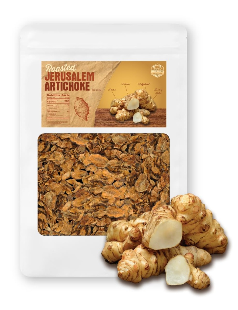 (8oz) Farmář královna pečený Jeruzalém Artichode Helianthus Tuberosus Rich Inulin Polyfenol Dietary Fibe