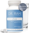 Dr. Rahi Melatonin 5mg s vápníkem a B6 Spánek Supplement, Made in USA, Melatonin 5 mg tablety pro hluboký spánek, klid, relaxační spánek, přírodní spánková pomoc pro dospělé, Zzzz - Melatonin