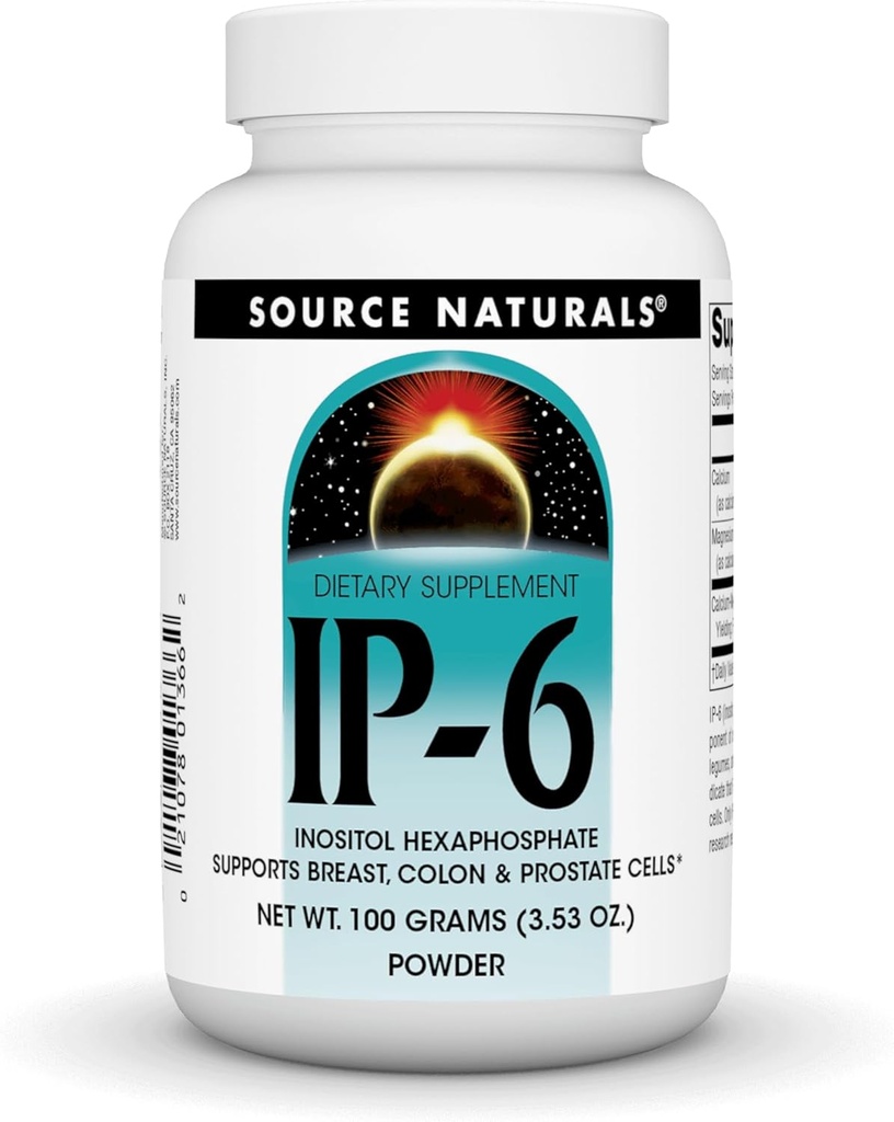 Zdroj Naturals IP- 6 Inositol Hexafosfát prášek, Inc. 100 gm prášek