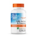 Lékaři Nejlepší plně aktivní B Complex, Energy & Cellular Support, Non- GMO, Gluten Free, Soy Free, Vegan 30 Veggie Caps