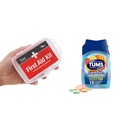 DMI 76- Kus první pomoci a TUMS 12 Počítání Smoothies Extra síla 750mg uhličitan vápenatý Antacida Žvýkací tablety Bundle