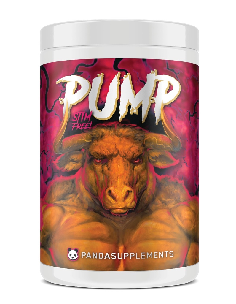 Underground Bio Labs Panda Zásobovací čerpadlo: Stimulant- Free Pre-Workout, No-Clump Formule w / 10G L-Citrulline Malate, Alpha GPC, Lions Mane, CognatiQ ™, AmentoPump ™ 40 Scoops (Sweet Black Cherry)