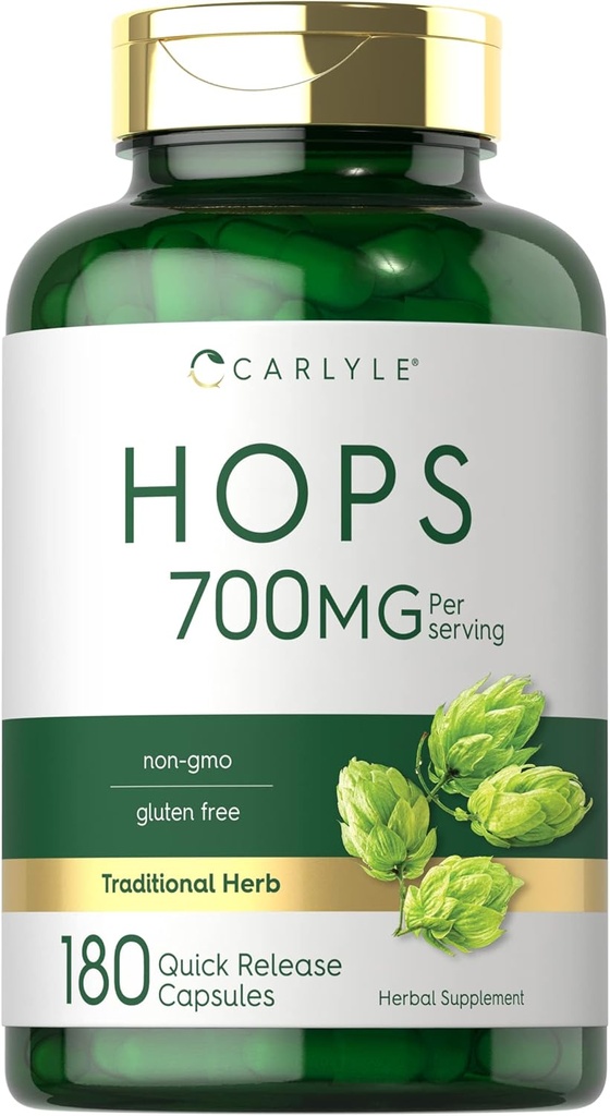Carlyle Chmel dodatek 700mg PHARMAN 124; 180 Kapsle PHARMAN 124; Non- GMO & gluten Free GARMAN 124; Tradiční Herb