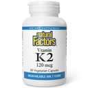 Přírodní faktory, Vitamin K2 120 mcg, Podporuje kostní a cévní zdraví, 60 Kapsle