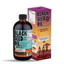 Etiopian Black Seed Oil - 3,43% Thymoquinone Cold- Pressed Black Cumin Seed from Pure Nigella Sativa - First Pressing Blackseed Non- GMO Imported - 16 Oz Glass Bottle Sweet Sunnah