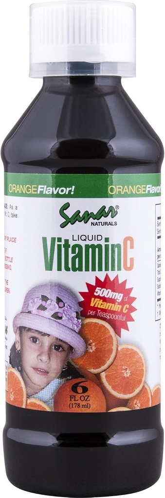 Tekutý vitamin C, 6 fl oz- imunitní podpora, Vitamin C tekutý, gluten- Free, Alergen Free, Non- GMO