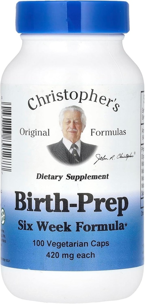 Dr. Christopher 's Birth Prep - 100 vegetariánských kapslí
