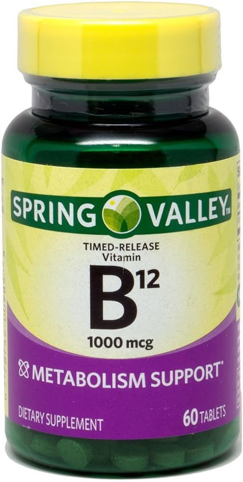 Jarní údolí - Vitamin B-12 1000 mcg, Časované uvolnění, 60 tablet