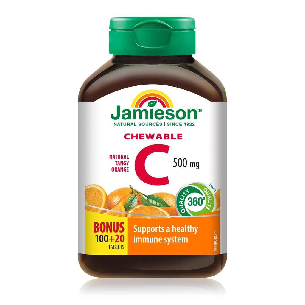 Jamieson Vitamin C Orange 500mg 120 tablet