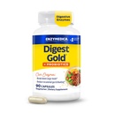 Enzymedica Digest Gold + Probiotika, 2- in-1 Formule pro Gut Health, Digestive Enzymes & 1 Milion aktivních protetických kultur, 90 Počet (FFP)