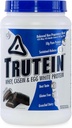 Body Nutrition Trutein High Protein Powder: 45% syrovátka, 45% kasein, 10% Vejce White Protein Shake Mix, gluten- Free, Nízký obsah sodíku, Nízké sacharidy Protein dodatek Prášek pro muže a ženy, Čokoláda, 2lb