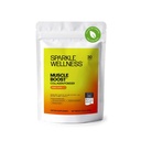 Sparkle Wellness Muscle Boost (Orange) [30- Slouží] 124; Kolagen dodatek prášek s hydrolyzované BODYBALANCE kolagen Peptidy & Buffered Vitamin C C124; Zlepšuje složení těla