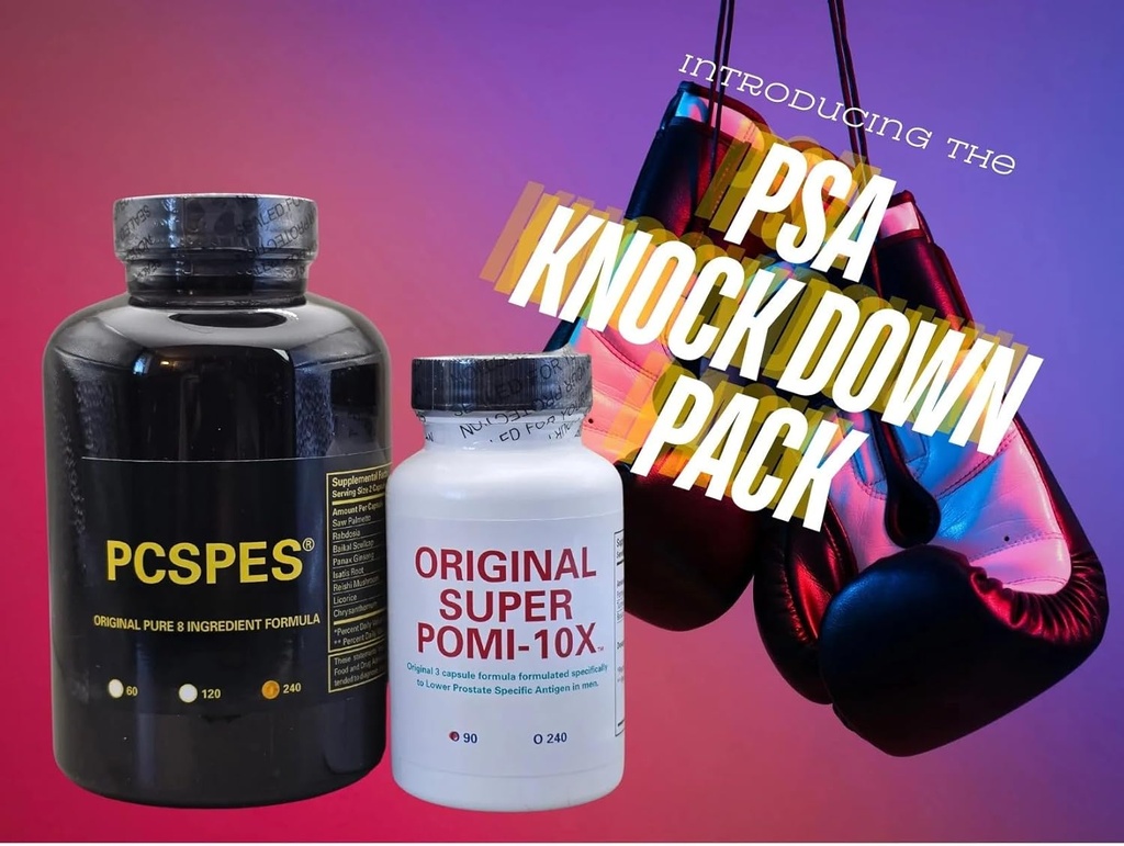 Super POMI 10X Prostate Zdravotní doplňky pro muže - Podporuje zdravé PSA úrovně, lepší kontroly močových měchýřů a noční močení - Non- GMO, Soy- Free 330 Počet