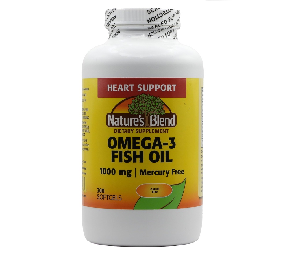 Přírodní směs Omega-3 Fish Oil, 1000 mg