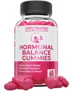 Atlantis Nutrition Hormonální rovnováha pro ženy & PMS Relief Gummies - Umožňuje křeče, nadýmání, Mood Swings, Hot Flashes & Night Sweats - Cranberry, Dong Quai & Chasteberry Menstrual Cramp Relief