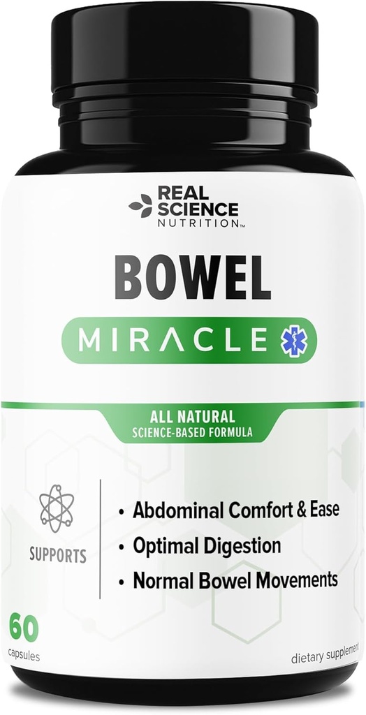 Nabízí Bowel zázrak: přírodní řešení pro Gut zdraví, břišní diskomfort, dolní Bowel Formule, Aiding IBS a Chronický nafouknutí