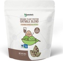 10g Plant- Based Protein Oatmilk Blend 124; Dark Chocolate Flavor (30 Služeb) 124; 100 Calories Côte 124; Non- GMO, Certified Organic, Allergen Free IR 124; 1lb Bag