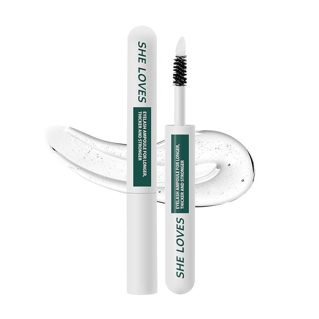 Pokročilé Eylash Růstové sérum 2- in-1 kartáč hlava růst řasy pro delší, silnější, silnější
