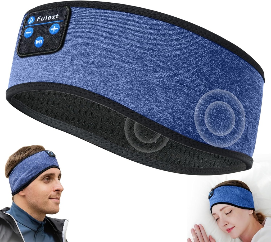 Spánková sluchátka Headband10Hrs Bluetooth Čelenka s Útulné sluchátka Pohodlné Spící Sluchátka pro boční spáče, Spánek & Lounge Dárkové nápady pro ženy