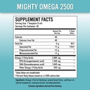 Mocný Omega 2500 Mocný Omega 3 dodatek - 2500 MG EPA DHA per Teaspoon - Vysoká dávka Omega 3 Rybí olej - Jižní Pacifik Ančovičky Sourced - Triglycerid Omegas 3 Tučný kyselý dodatek