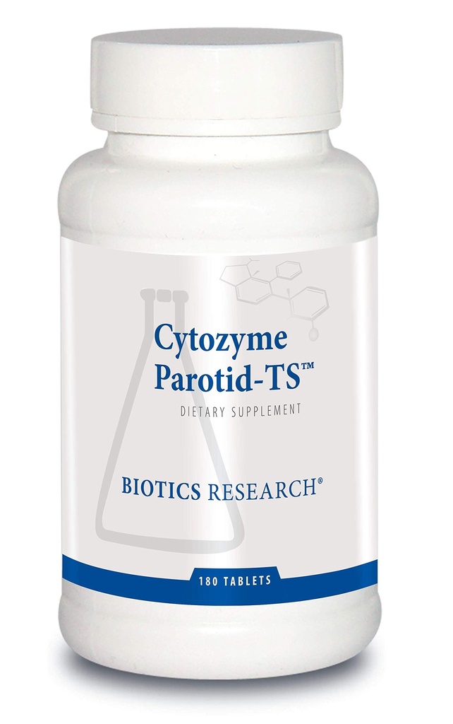 Biotika Výzkum Cytozyme Parotid TS Parotid koncentrát, stravitelné zdraví, podporuje Paratid Gland Function, Fosters Enzyme Production, SOD, Catalase, Potenciální antioxidační aktivita 180 Tablety