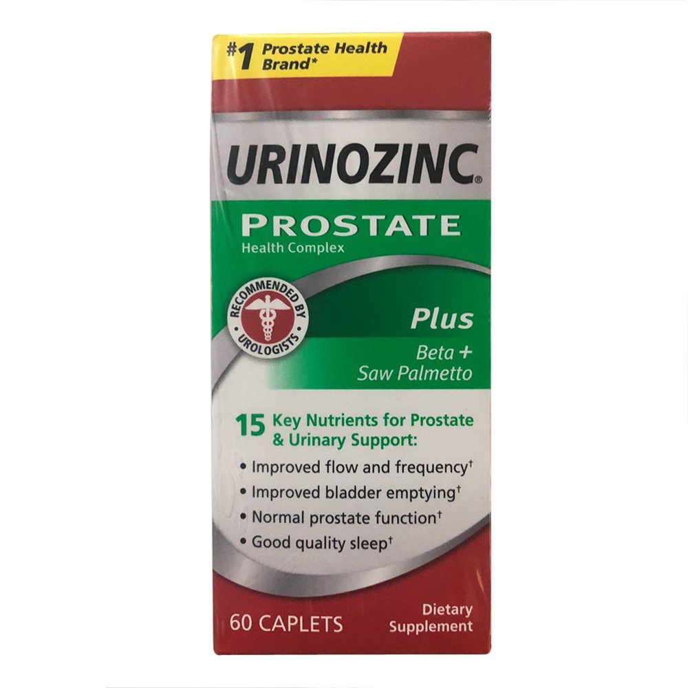 URINOZINC PROSTÁTNÍ Zdravotní komplex Plus Beta + Saw Palmetto 60 CAPLETS
