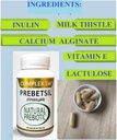 PREBIOTIC, Podpora trávení & Gut zdraví, Feeds Dobré Probiotické bakterie, Zvyšuje Gut imunitní funkce, Vegan & Non- GMO Gut Zdravotní komplex pro muže, ženy a děti, 60 Kapsle